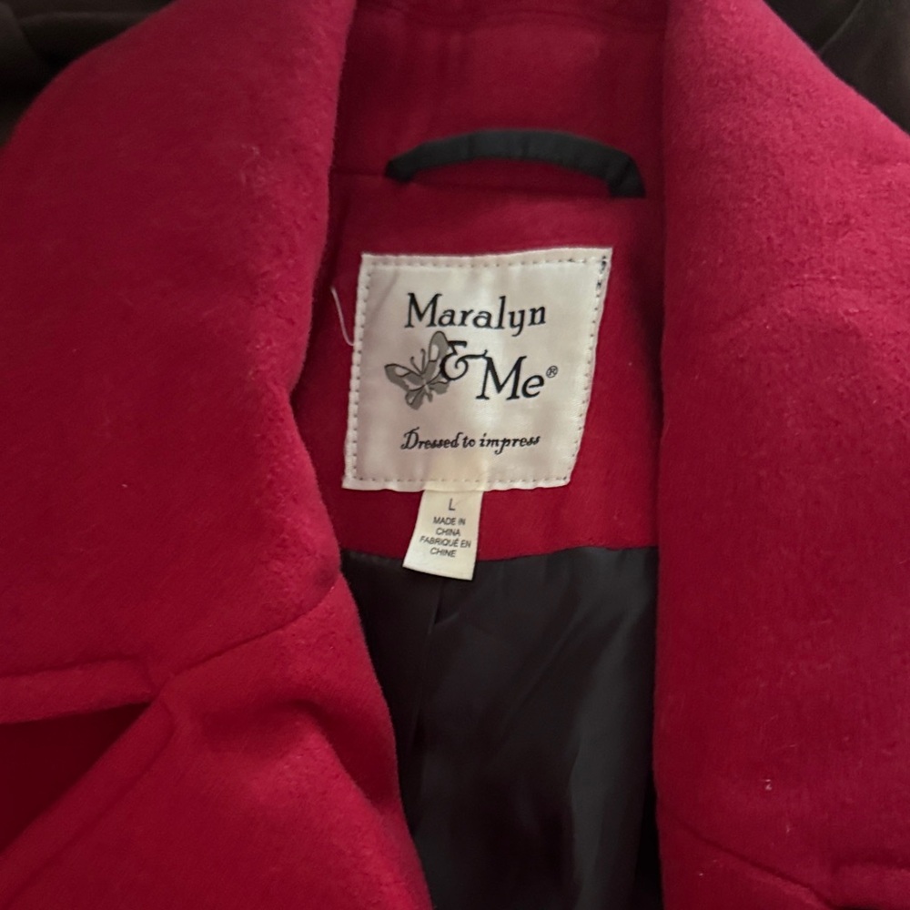 Maralyn & Me Vibrant Red Jacket